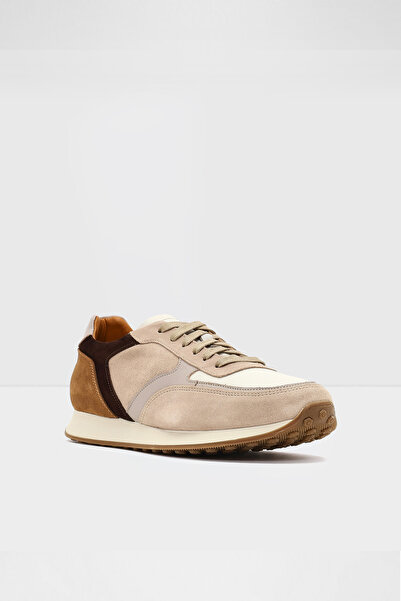 Aldo Chiryu-Tr - Genuine Leather Men's Beige Sneaker