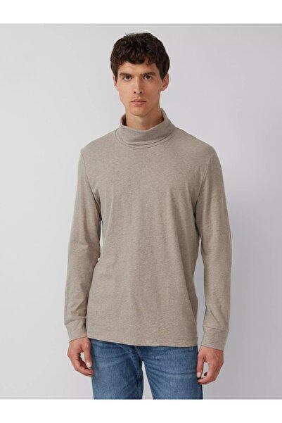 s.Oliver Men's Blouse, with Collar and Regular Fit, Beige