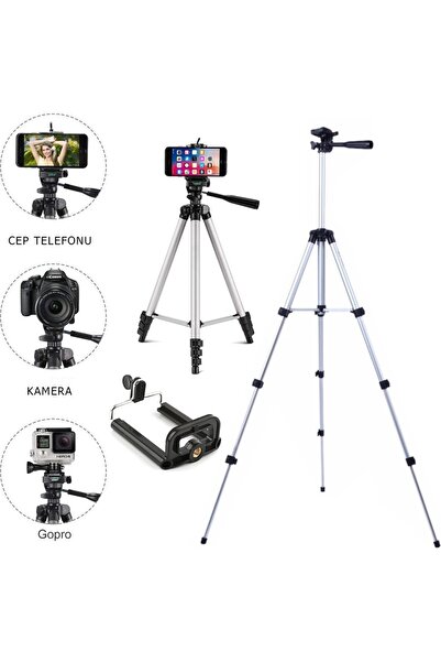 Nisa 3110 Terazili Tripod Kamera Telefon Tutucu Ayarlanabilir 102Cm Uzunluk M...