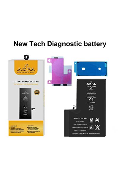 Akfa Apple Iphone 14 Pro Max Uyumlu %40 Güçlendirilmiş Telefon Bataryası 3190...