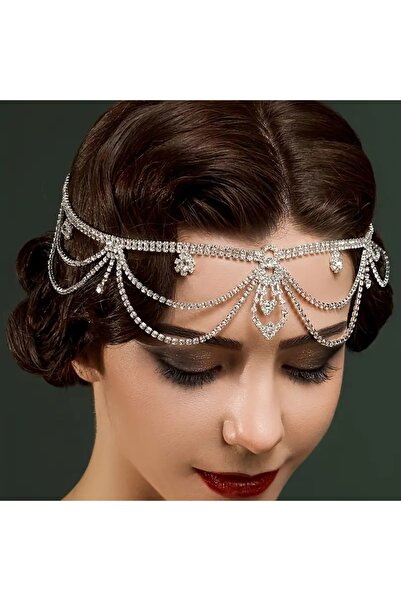 GlassySKY Stylish Stone Headband - Hair Accessory Crown Hijab/Wedding/Engagem...