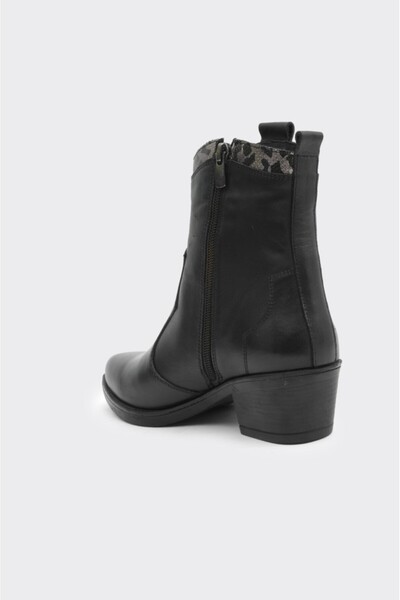 derinet Hakiki Deri KısaTopuk Kadın Bot