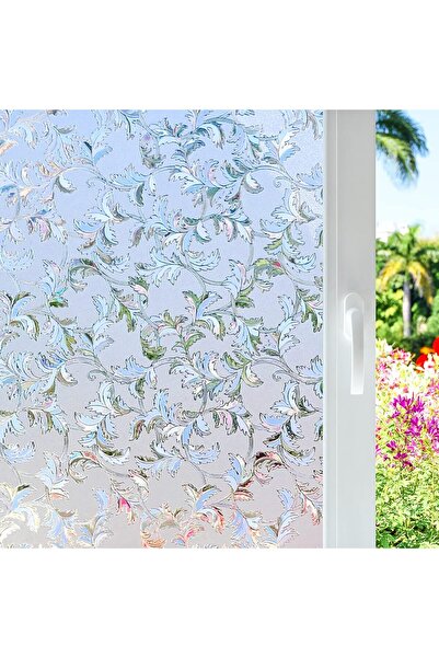 LUXER Folie Decorativa Privacy Pentru Geamuri, Model - Frunze Vita de Vie, Di...