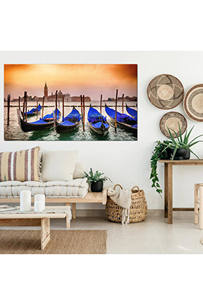 Generic لوحه جداريه كانفس - قوارب - 1502