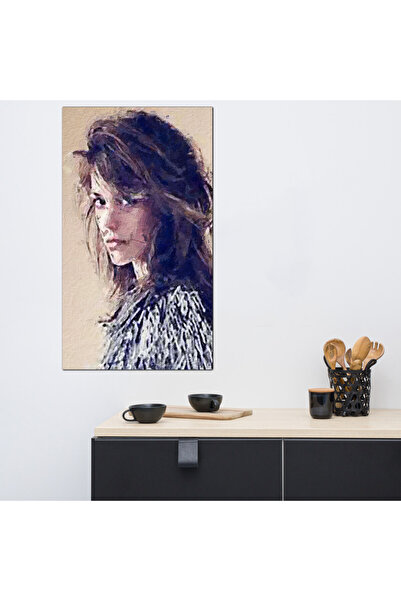 Generic لوحه جداريه كانفس - رسمة فنيه إمرأه - 30024