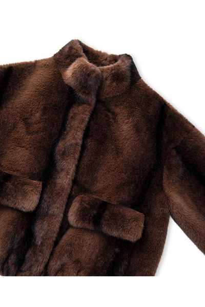 İpekyol Faux Fur with High Collar