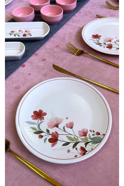 ers erbaşlar Clover 16 Piece Luxury Breakfast Set for 6 People Breakfast Presentation Set