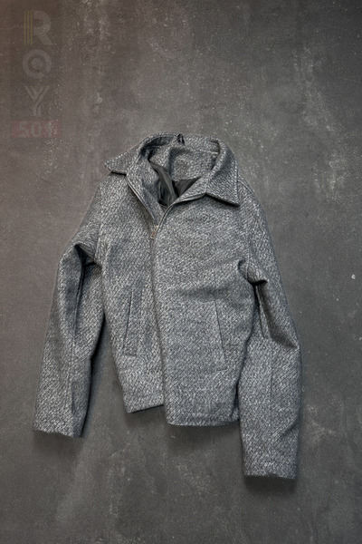 ROY501 Men's Cashmere Jacket Seasonal Cashmere Jacket with Double Zipper Detail