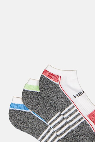 Head Men 8 Pair Brand Logo Low Cut Socks, Multicolor
