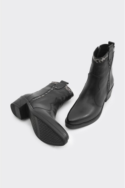 derinet Hakiki Deri KısaTopuk Kadın Bot