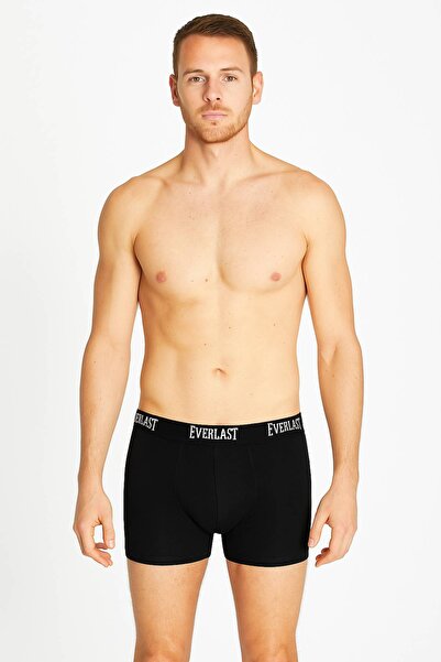 EVERLAST Men’s Boxer Briefs Cotton Black 8-Pack