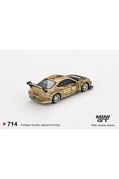 mini gt Nissan Silvia (S15) Top Secret D1GP 714 BL