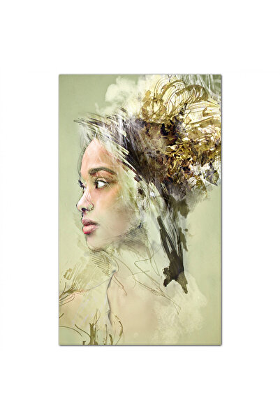 Generic لوحه جداريه كانفس - رسمه لإمرأه - م1546