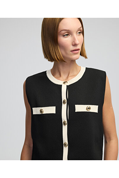 İpekyol Metal düğmeli süveter