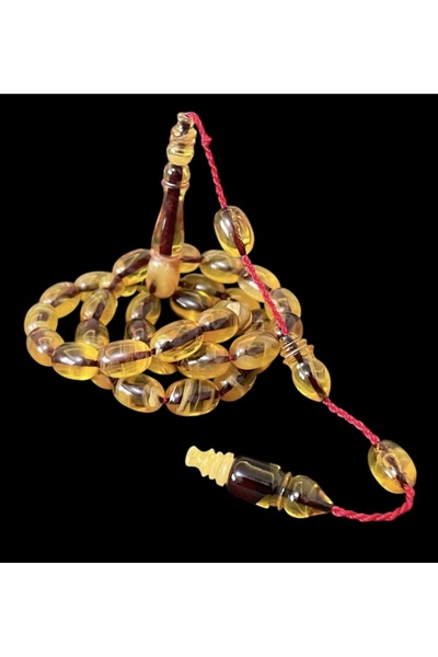 Trikala عسل العنبر العثماني التمثيلي القابل للتجميع، أصفر عسلي، 11×7.5 مم