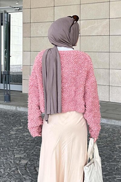 lamelif Ζακέτα με μοτίβο πετσέτας Yumoş Ροζ