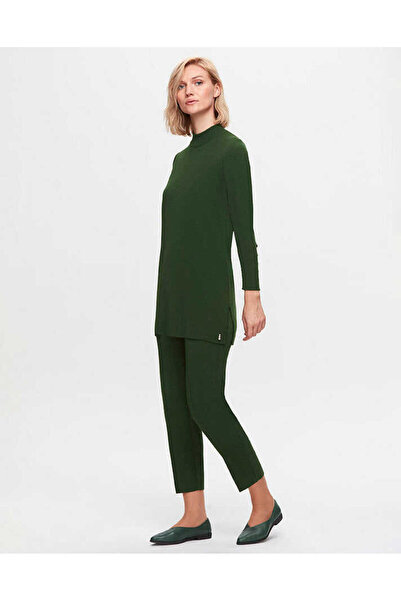 MISS DALIDA T25K-6001 Uzun Kollu Basic Triko Tunik FOTO-EMERALD