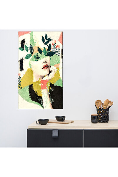 Generic لوحه جداريه كانفس - رسمة فنيه إمرأه - 30028