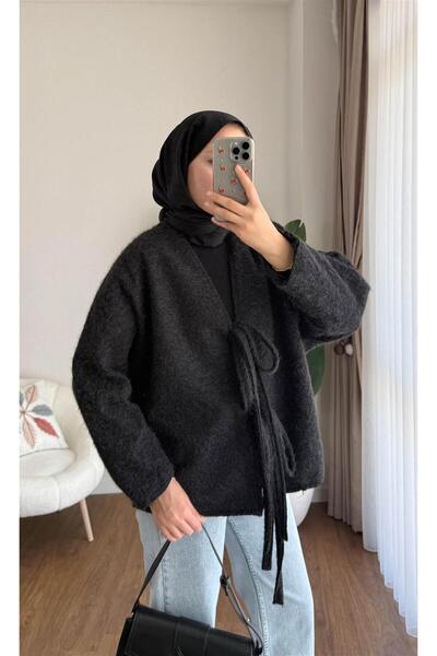 KULVAR TREND 55003 Önü Bağlamalı Buklet Ceket