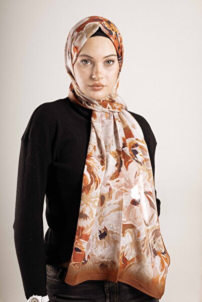 Akel Patterned Cotton Silk Shawl Pattern-2
