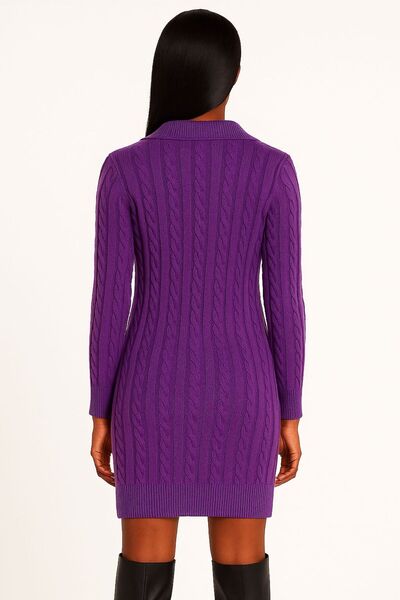 DEEP BEACH Triko Kruvaze hırka elbise