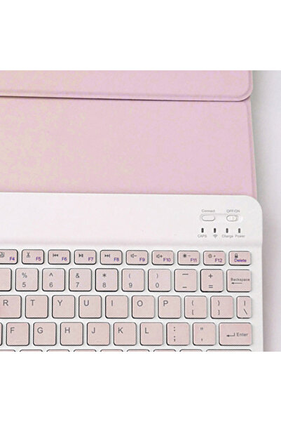 Other Bluetooth Keyboard Case for Lenovo Tab P12 TB-370 (Pink)