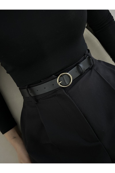 LİA KEMER حزام نسائي دائري ذهبي اللون من كين، حزام خصر، حزام معطف، حزام فستان...