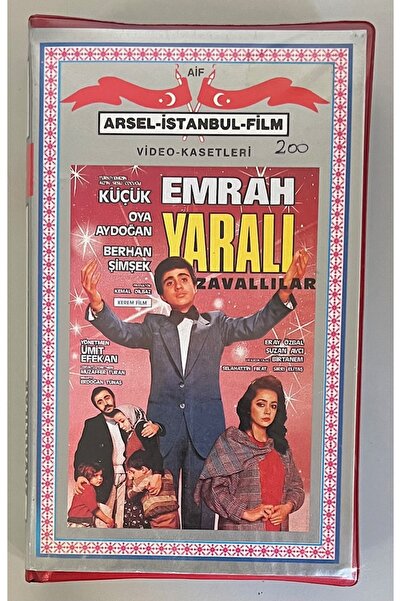 Arsel Küçük Emrah Yaralı Zavallılar Vhs Kaset (Orijinal Dönem Baskı Vhs)