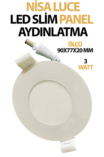 Pine Sıva Altı Led Aydınlatma Paneli 12 Watt Tasarruflu Beyaz Işık