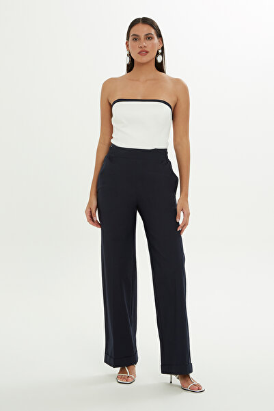 GİZİA Zincir Biye Detaylı Pantolon