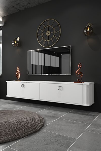 Givayo Mobilya SYLVİA TV ÜNİTESİ - 180 cm Duvara Monte
