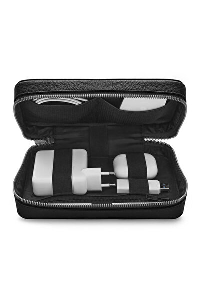 WOOL JEEN Woolnut accessory bag, Black