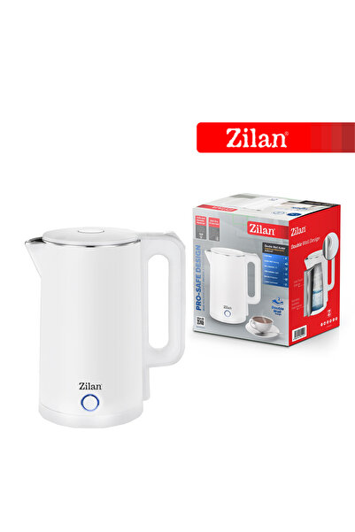 Zilan Fierbător electric ZLN1147 Alb, 1500 W, 1,7 L, Indicator luminos, oprire automată și manuală