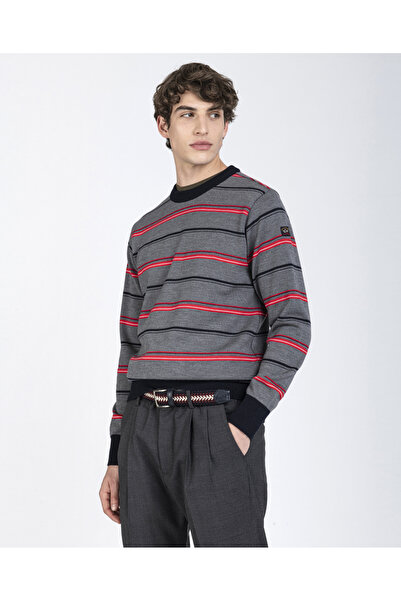 PAUL&SHARK MEN'S KNITTED ROUNDNECK