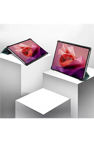 Other Carcasă inteligentă pentru Lenovo Tab P12 TB370 (verde)