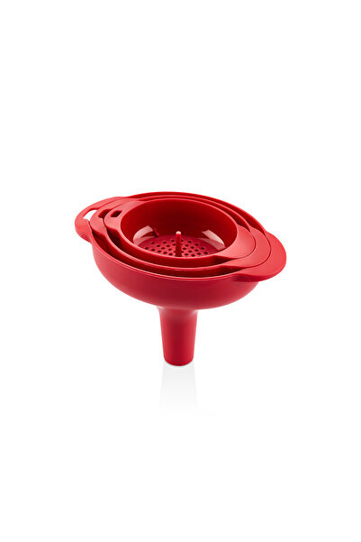 Mons 3-Piece Funnel Set Funnel Set with Strainer Oil Funnel Bpa-Free L-00874 Qlux Funnel Set