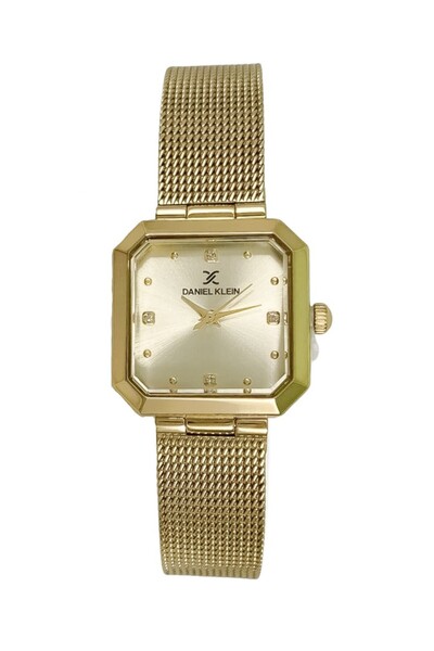 Daniel Klein DKE.1.10954 Kare Kadran Hasır Kordon 3 Atm Suya Dayanıklı Kadın Kol Saati