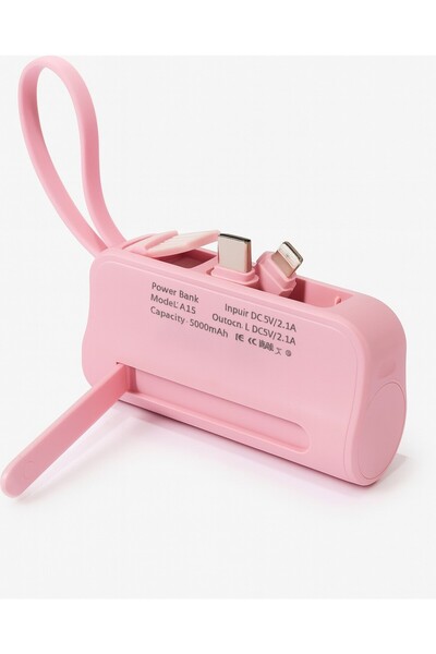 Serreha K13 | 5000MAH Taşınabilir Powerbank | Hızlı Şarj | Usb, Type-C, Lightning Uyumlu