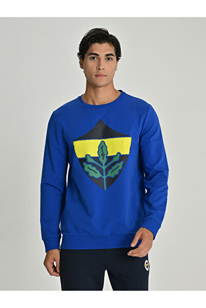 Fenerium ERKEK TRIBUN SARI LACİVERT BASIC SWEA