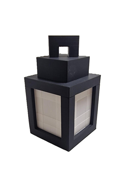 OEM Lampa veghe LED, 60x60x110mm, lanterna tip Minecraft