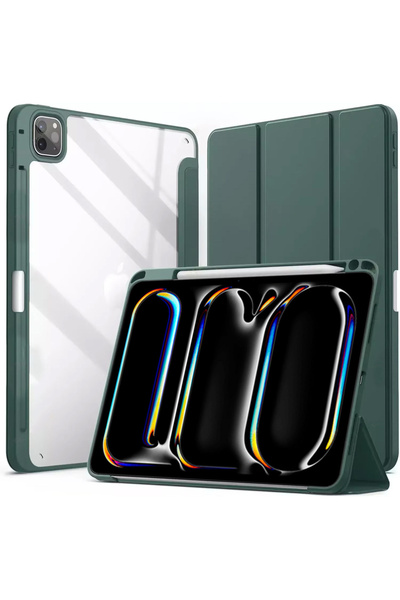 Other Husă rigidă din cristal pentru iPad Pro 11 Gen. 5 2024 (verde)