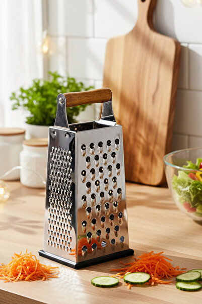 Amandus Tilda - Dikdörtgen Hazneli Paslanmaz Çelik Rende