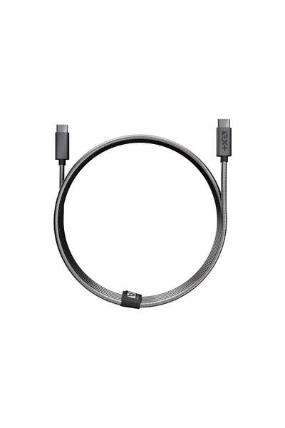 NEXT ONE Metallic USB-C to USB-C Data Cable, Space Grey