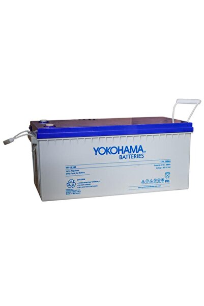 Genel Markalar Yokohama YH-27019 12V 200Ah Tam Bakımsız Deep Cycle Jel Akü (5...