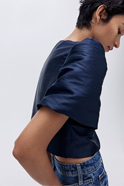 H&M Kabarık Kollu Bluz