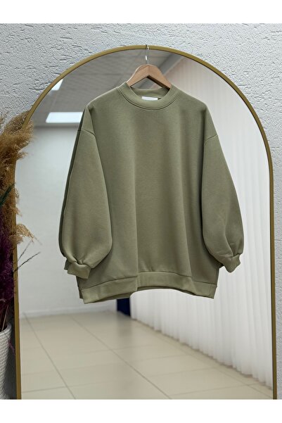 BENAHOLL Capilia Üç İplik Düz Sweat-NL308 Mint