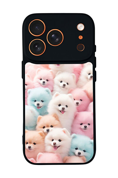 Aksel Kılıf Apple iPhone 17 Pro Max Uyumlu Baskılı, Mat Siyah,Yumuşak Silikon...