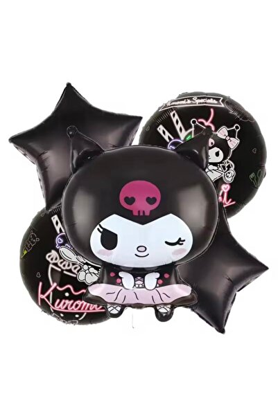 MFM مجموعة بالونات كورومي الفويلية باللون الأسود