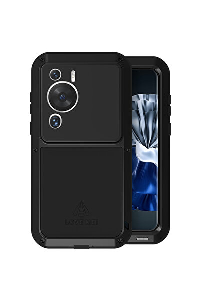 Other Carcasă Love Mei Powerful Armor pentru Huawei P60/P60 Pro (Negru)