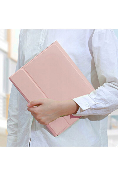 Other Bluetooth Keyboard Case for Lenovo Tab P12 TB-370 (Pink)